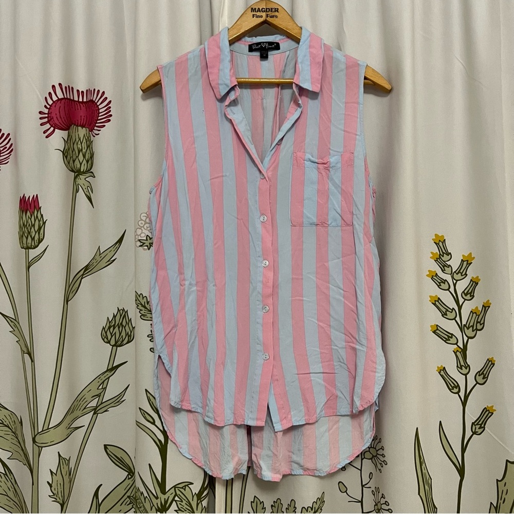 Striped Sleeveless Top